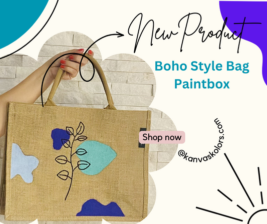 CLEARANCE - Boho Style Bag PaintBox