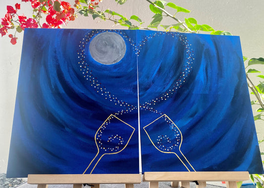 PaintBox de Pareja Under the Moon